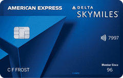 Delta Skymiles Blue card image