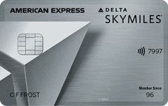 Delta Skymiles Platinum card image